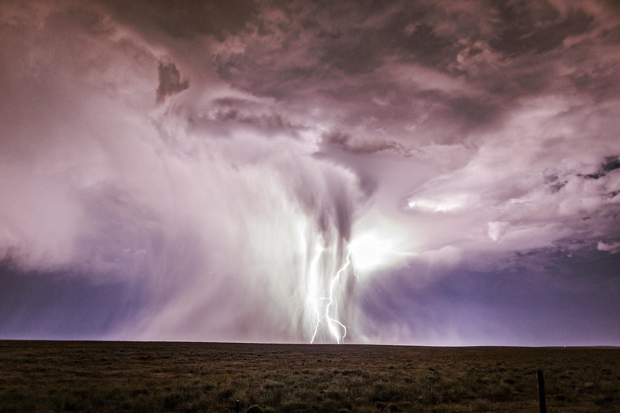 Sigma 10-20mm F3.5 EX DC HSM sample photo. Lightning downpour photography