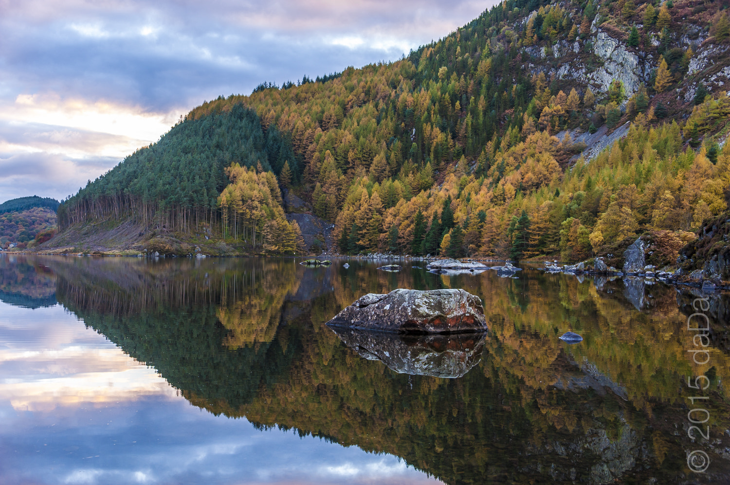 Nikon D3 sample photo. Autumn at llyn crafnant photography