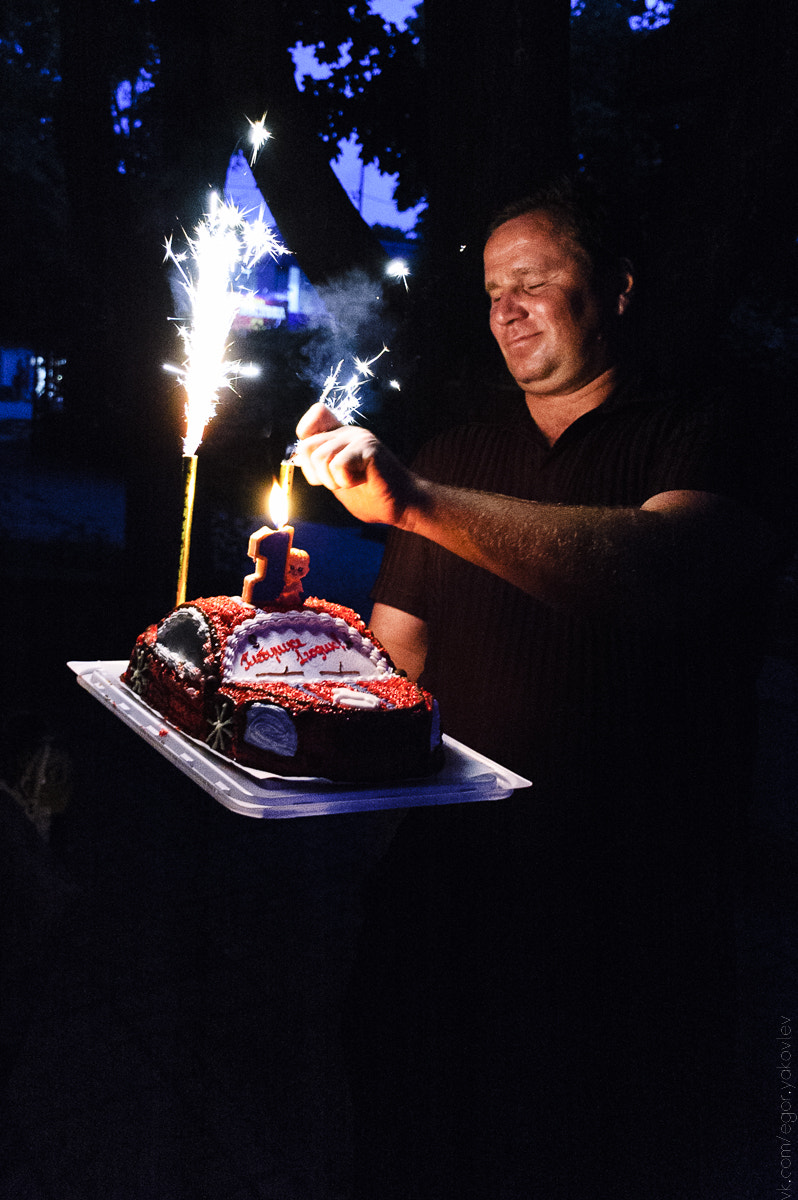 Nikon D70 sample photo. Happy birthday photography