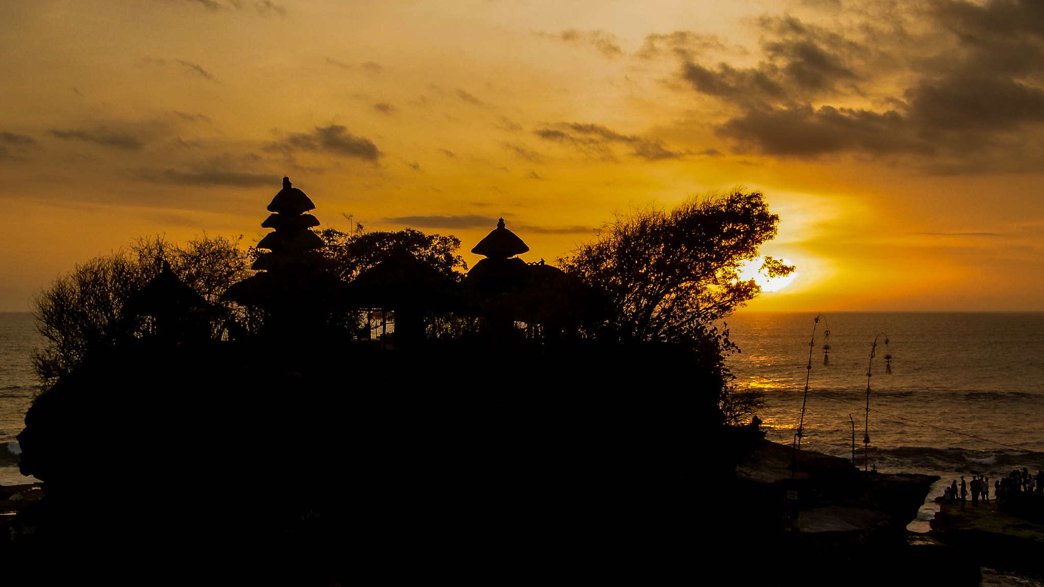 RICOH ZOOM LENS sample photo. Tanah lot photography