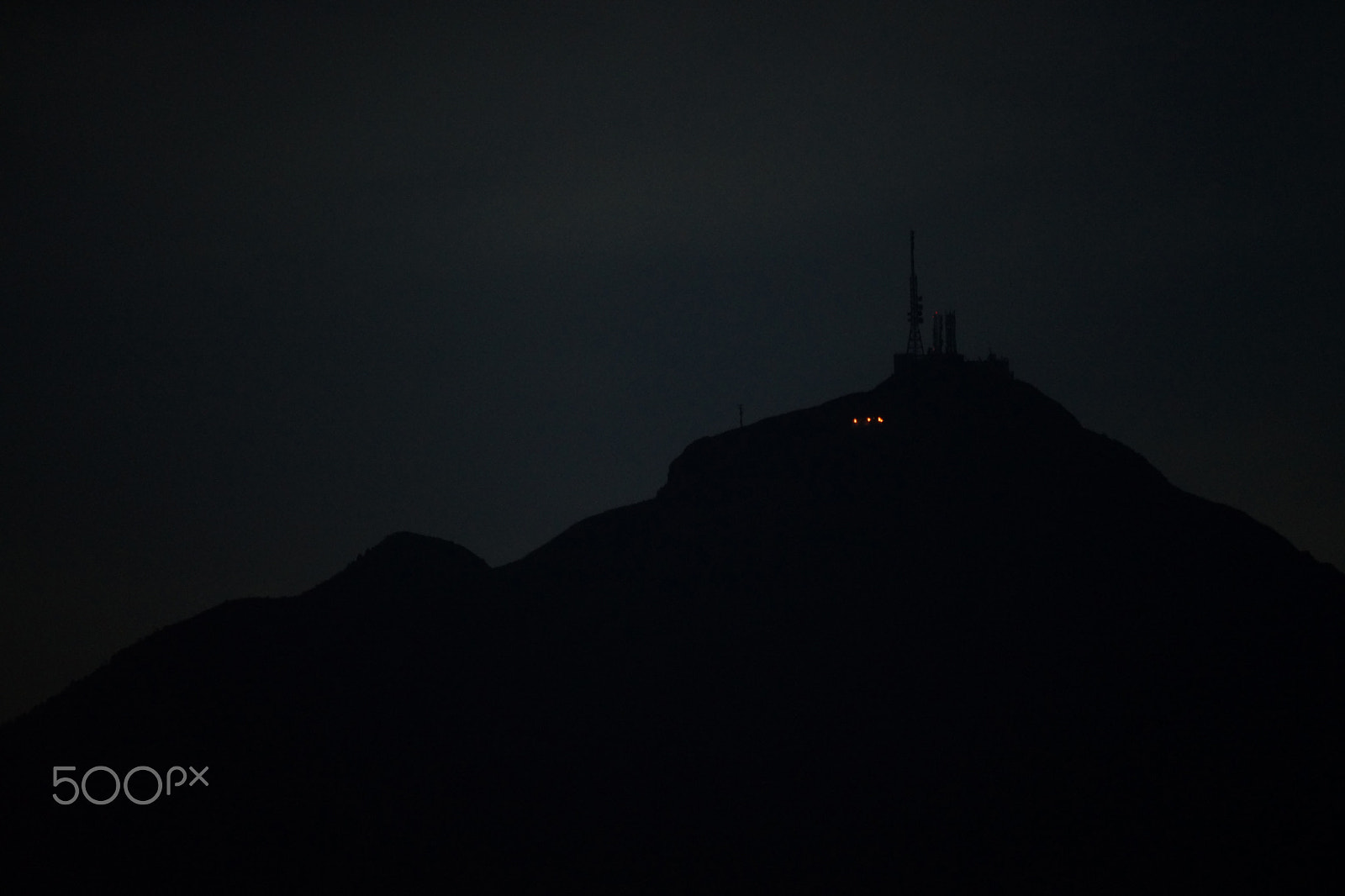 Sony 500mm F8 Reflex sample photo. View of new territories from hong kong island photography