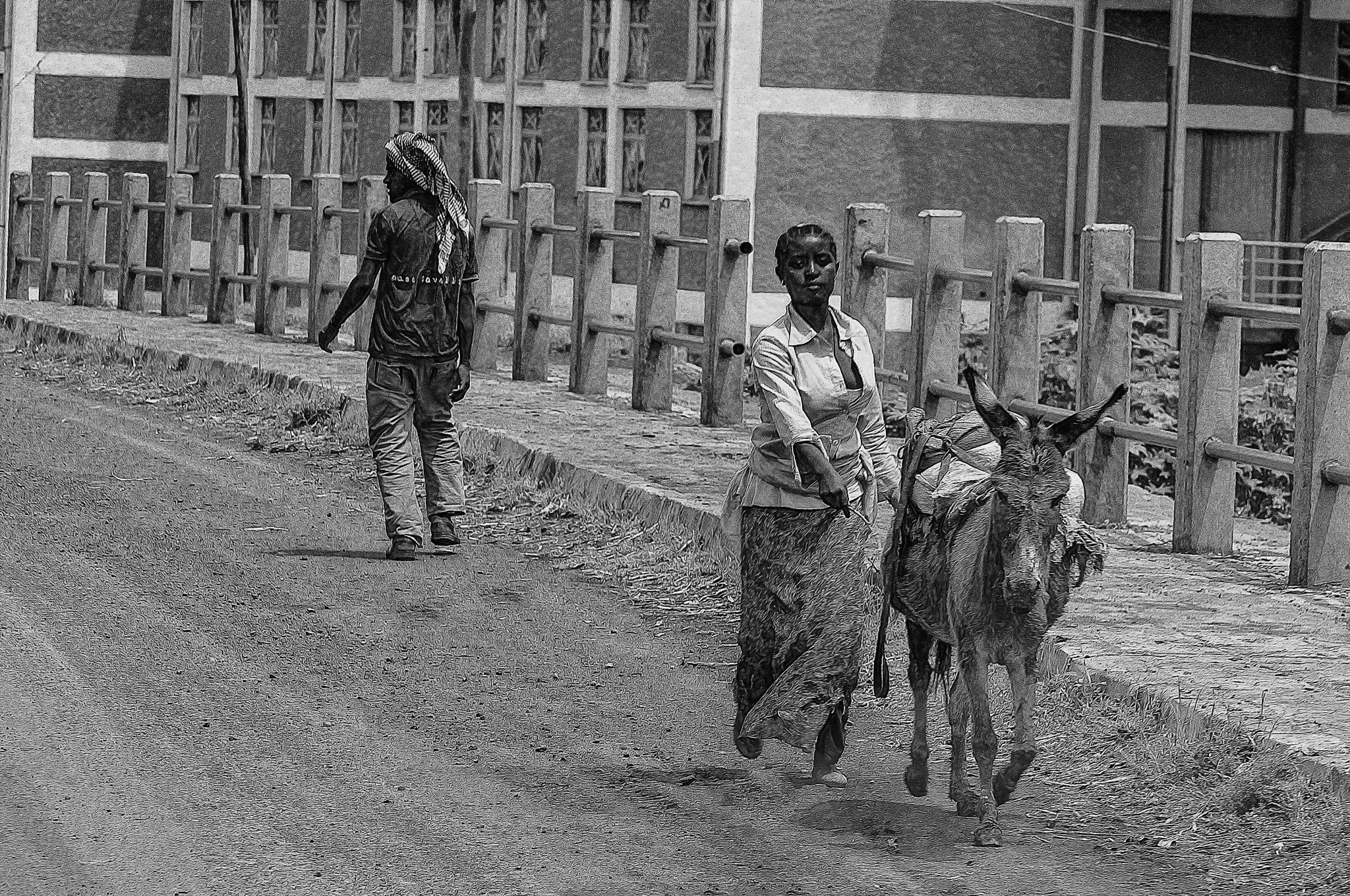 Nikon D2X sample photo. Street people ethiopian people photography