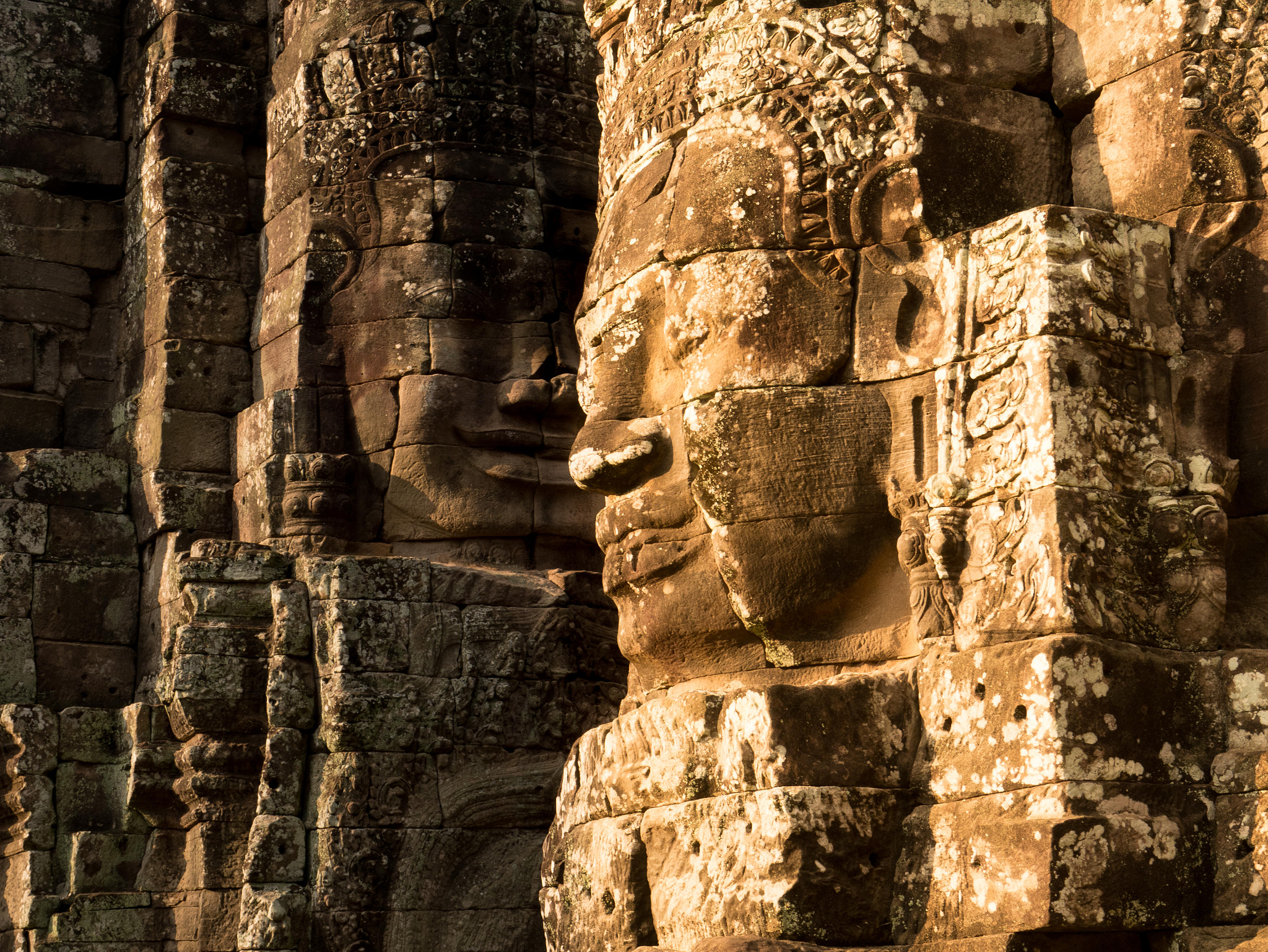 Panasonic Lumix DMC-GX7 sample photo. Faces of bayon #3 photography