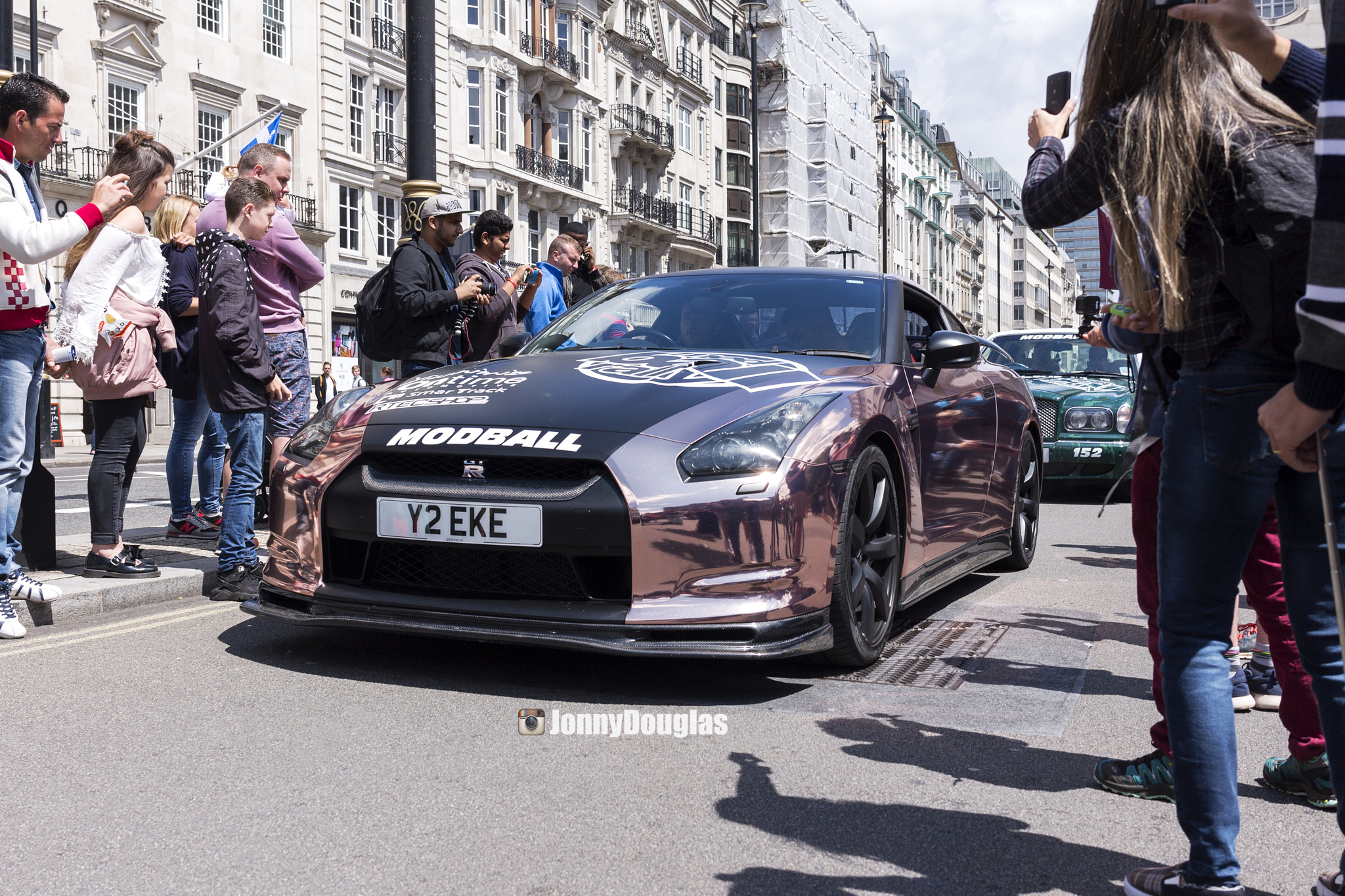 Canon EF 24-70mm F4L IS USM sample photo. Rose gold nissan gtr photography
