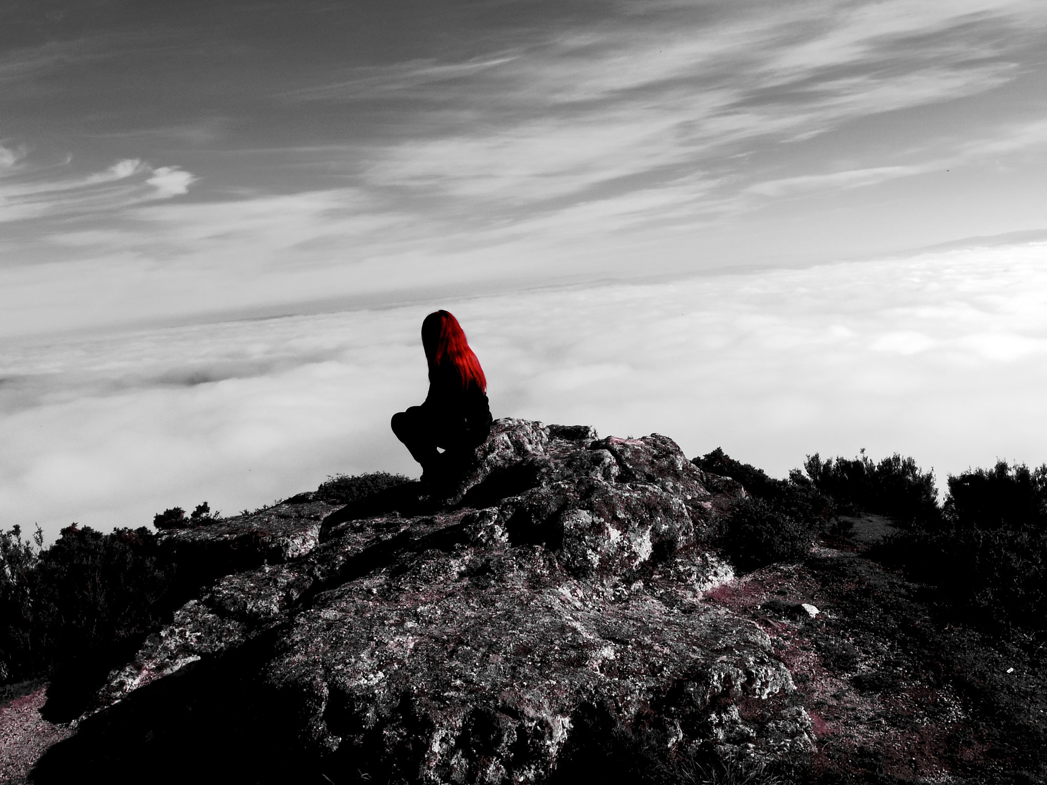 Pentax 02 Standard Zoom sample photo. Lonely cloud photography