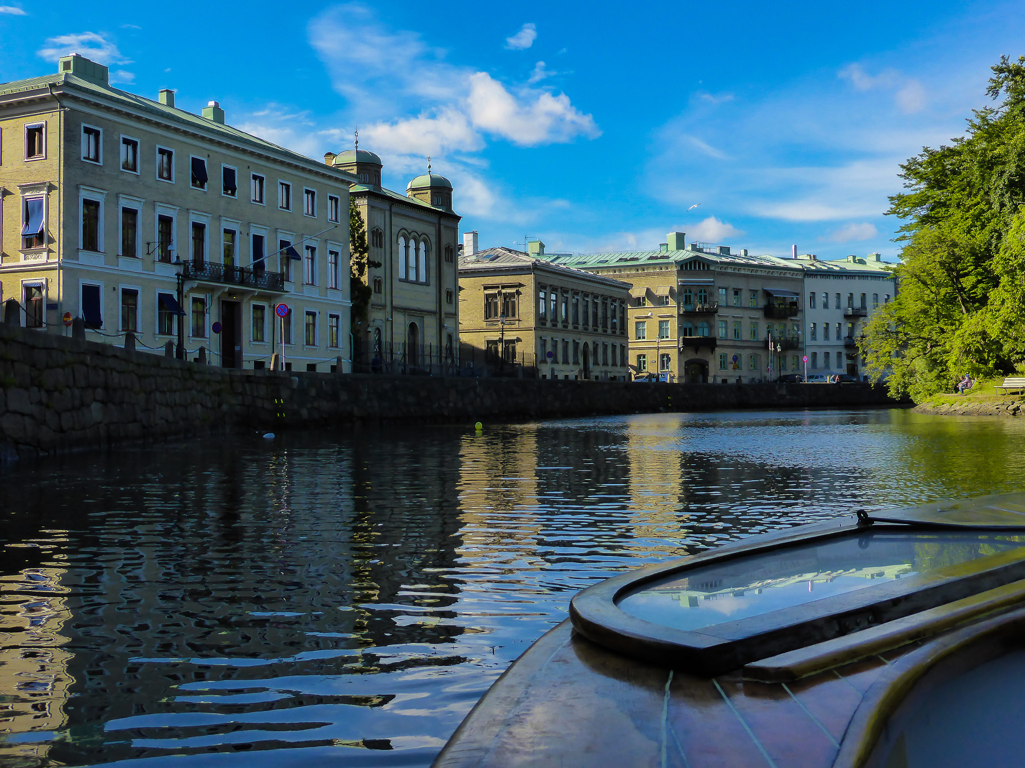 Panasonic DMC-TZ41 sample photo. Canal in gothenburg photography