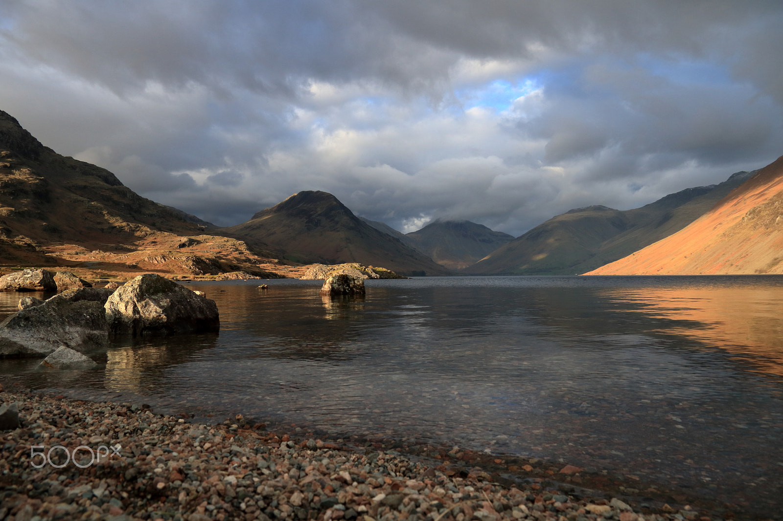 Canon EOS 760D (EOS Rebel T6s / EOS 8000D) + Canon EF-S 17-85mm F4-5.6 IS USM sample photo. Wast water beach photography