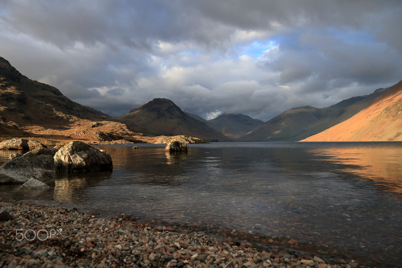 Canon EF-S 17-85mm F4-5.6 IS USM sample photo. Wast water beach photography