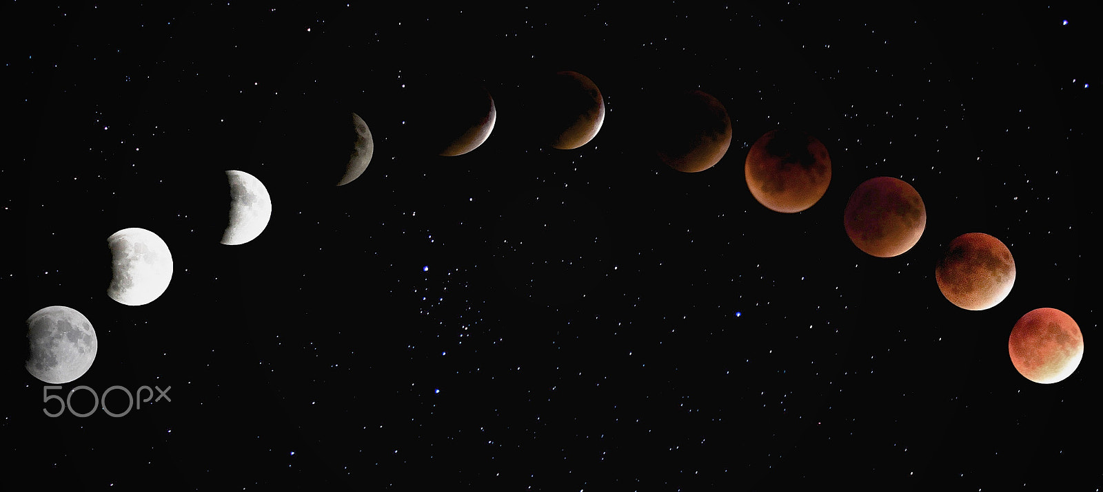Canon EF 8-15mm F4L Fisheye USM sample photo. Lunar eclipse photography
