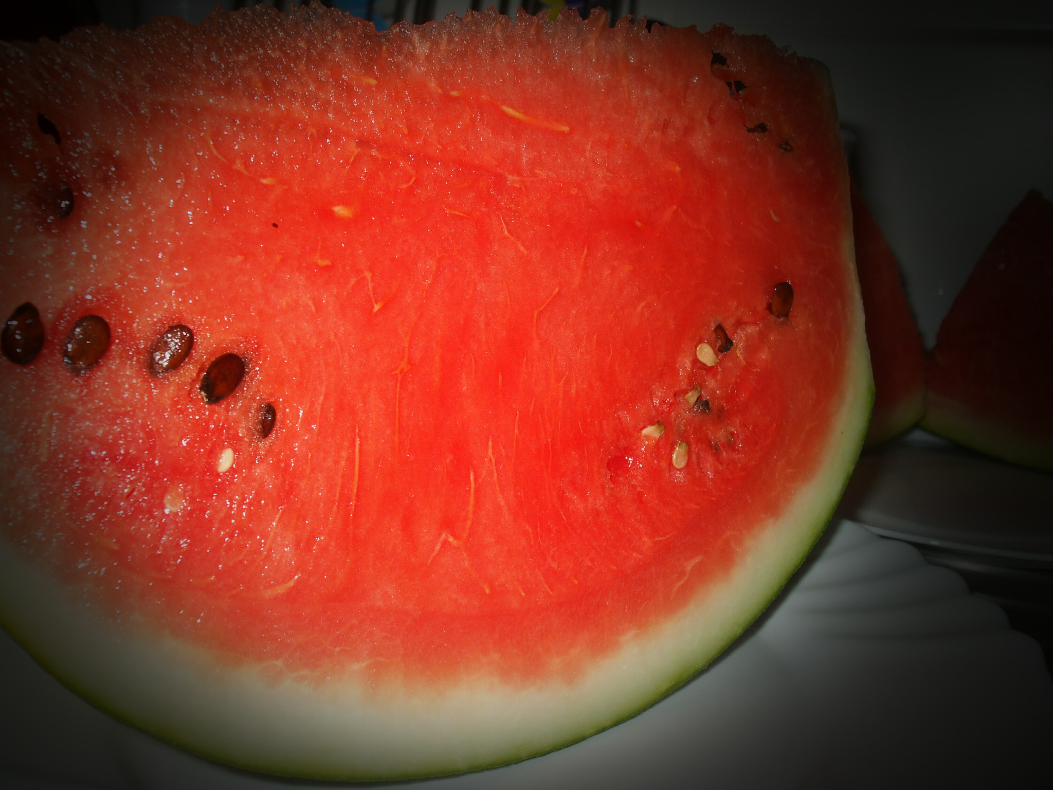 Fujifilm FinePix A820 sample photo. Watermelon slice photography