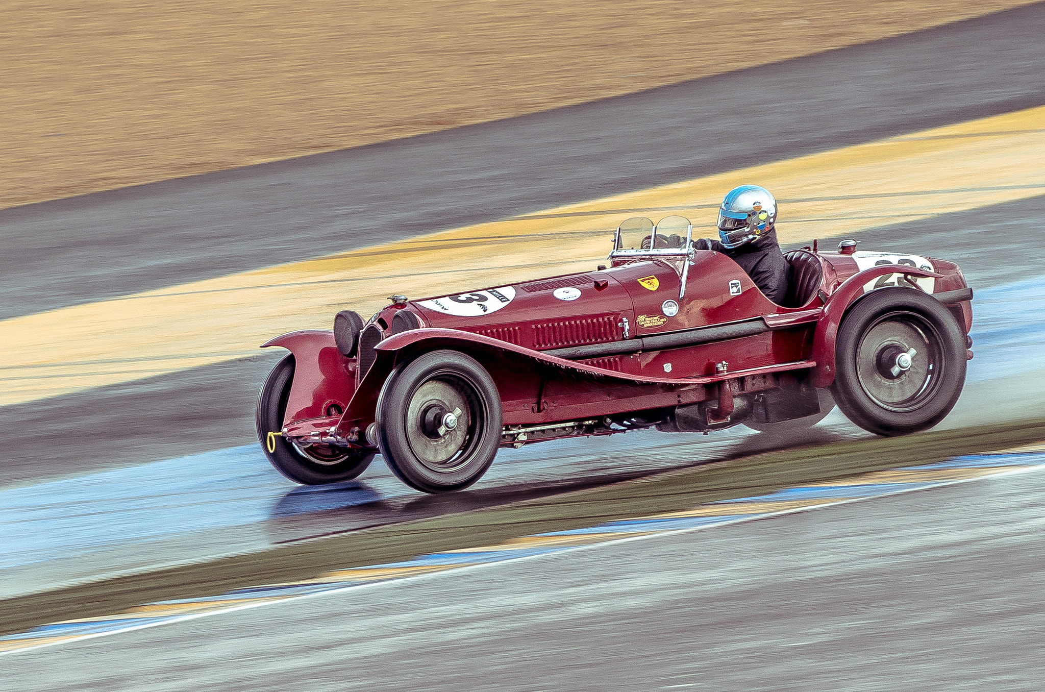 Pentax K-5 + Pentax smc DA* 60-250mm F4.0 ED (IF) SDM sample photo. Alfa-roméo 8c (1935) - le mans classic '12 photography