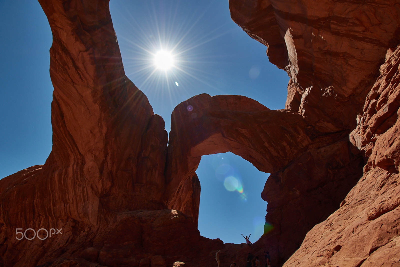 Canon EOS 70D sample photo. Arches national park, two bridges, utah photography