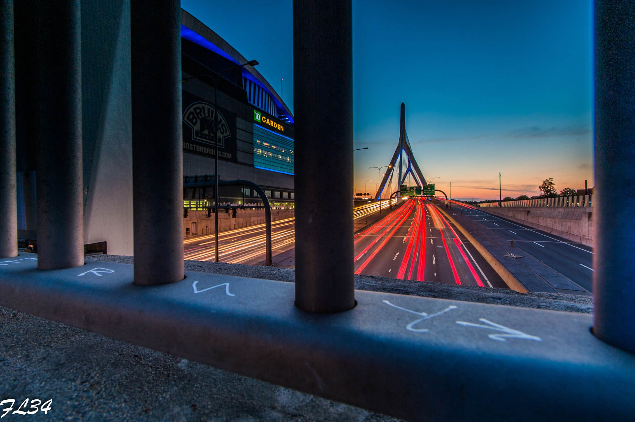 Nikon D4S sample photo. Sunset at td garden photography