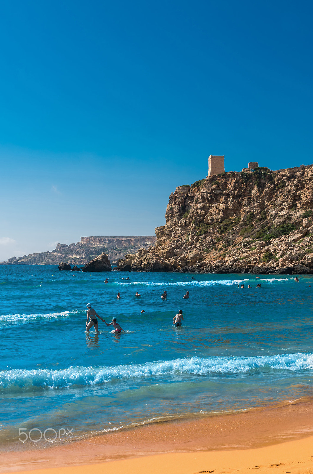 Tamron AF 28-75mm F2.8 XR Di LD Aspherical (IF) sample photo. Malta - ghajn tuffieha bay photography