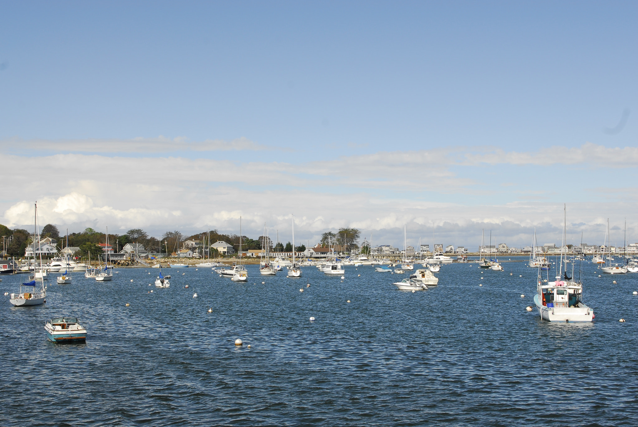 Nikon D200 sample photo. Boats of hull ma.jpg photography