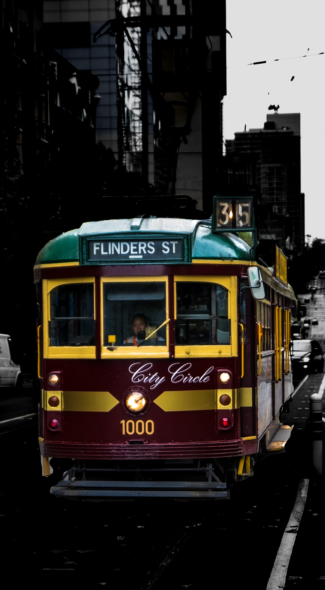 Tamron SP AF 17-50mm F2.8 XR Di II LD Aspherical (IF) sample photo. Classic melbourne tram photography