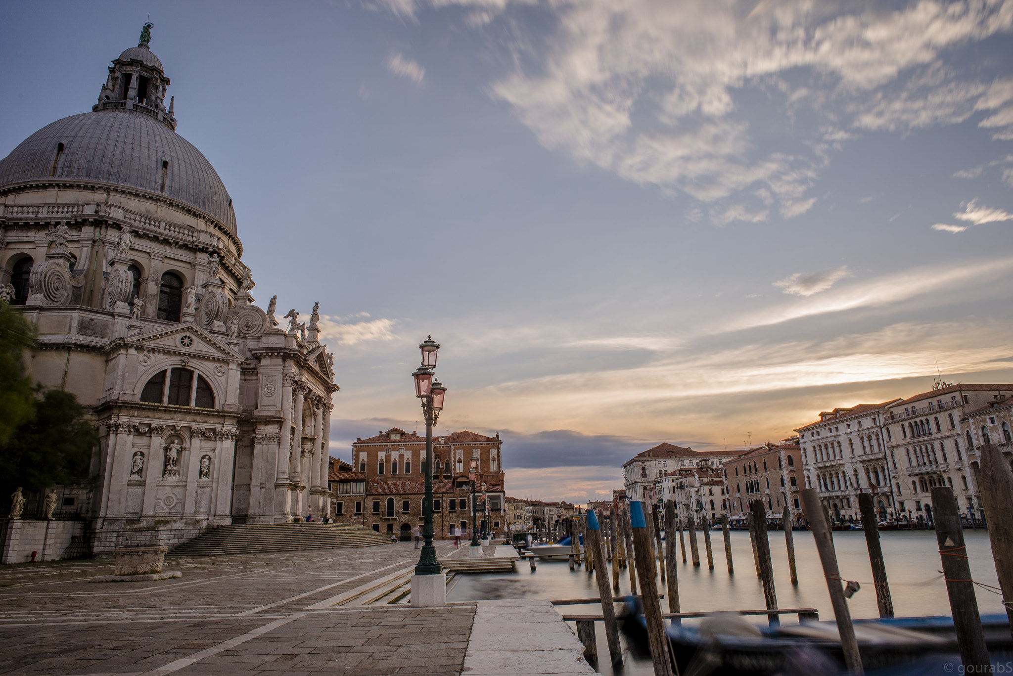 Nikon D610 + Nikon AF Nikkor 24mm F2.8D sample photo. Basilica santa maria della salute at sunset photography