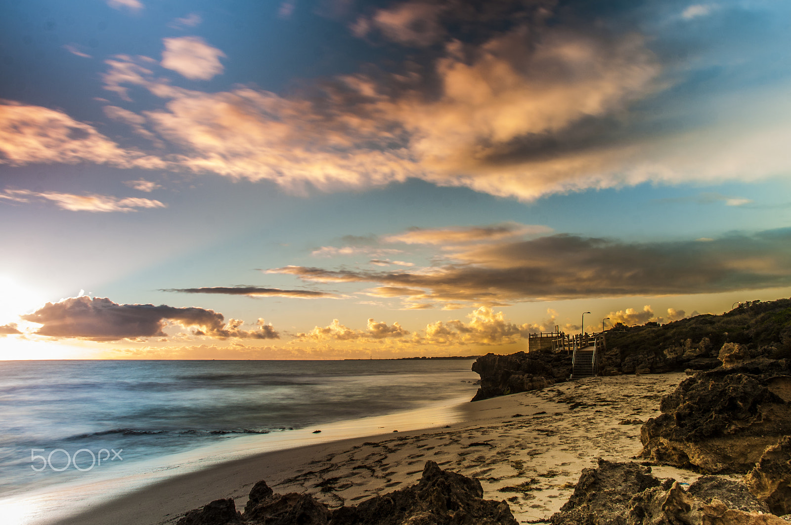 Nikon D300S sample photo. North beach sunset 2 photography