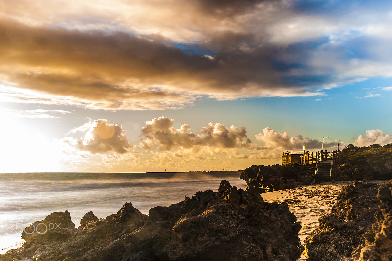 Nikon D300S sample photo. Northbeach sunset 3 photography