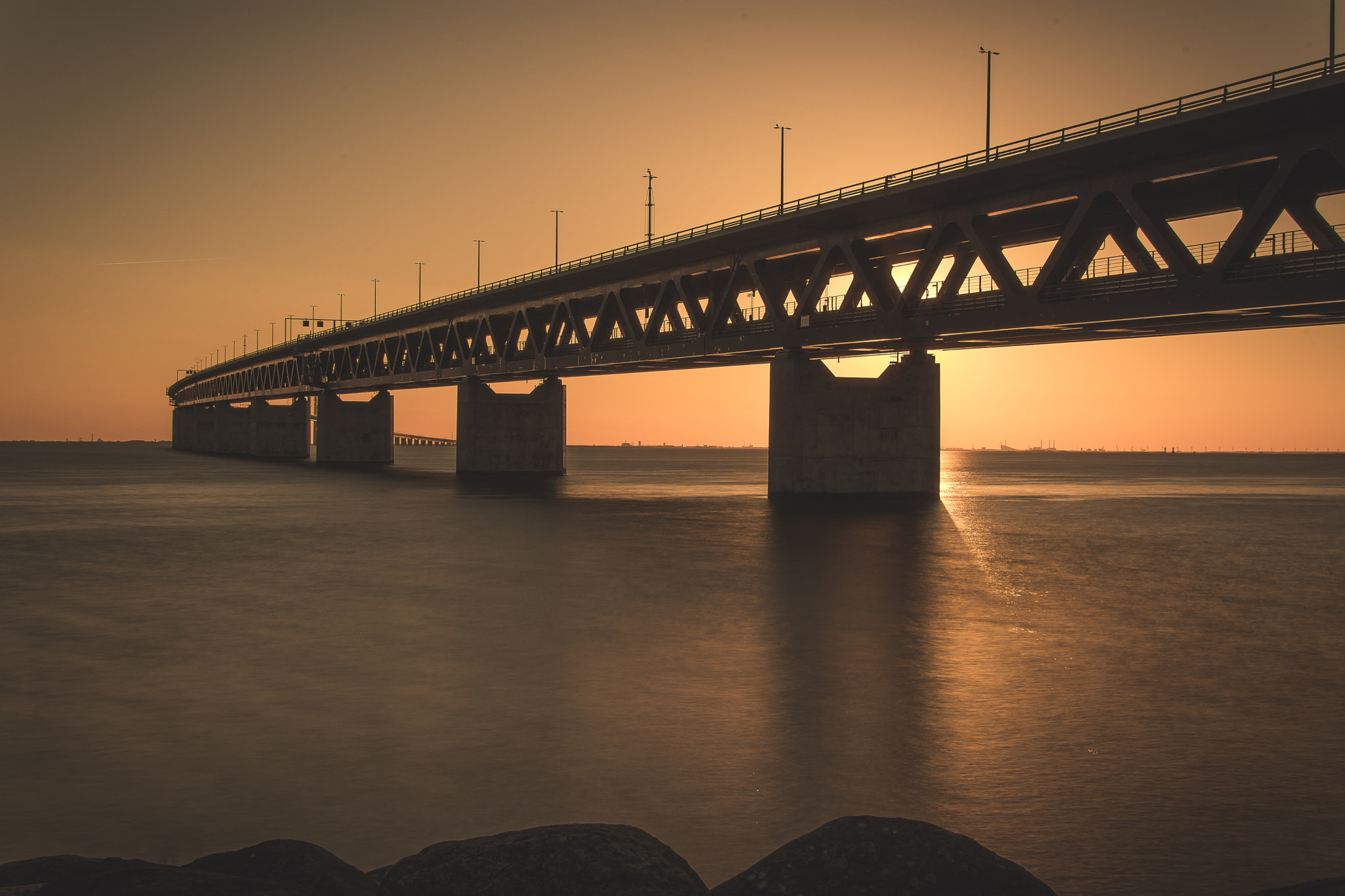 Nikon D7200 + Sigma 30mm F1.4 EX DC HSM sample photo. Sunset bridge photography