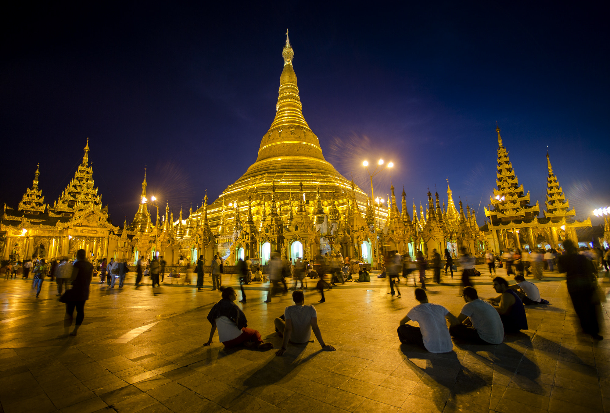 Canon EOS-1D X + Canon EF 14mm F2.8L USM sample photo. Shwedagon pagoda photography