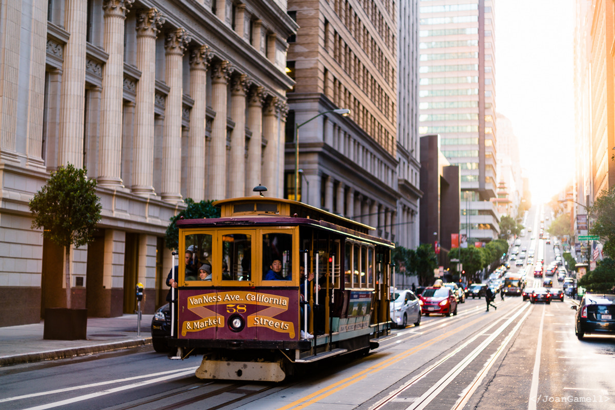 Sony a7R II + Canon EF 50mm F1.4 USM sample photo. California st sunset photography