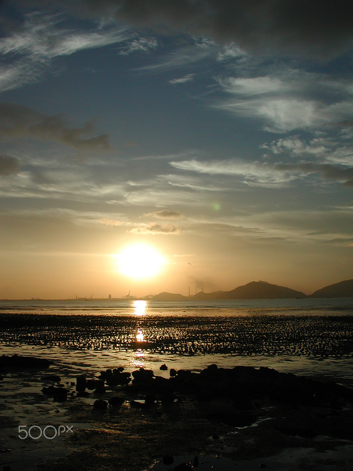 Nikon E990 sample photo. Sunset - hk 2001 photography