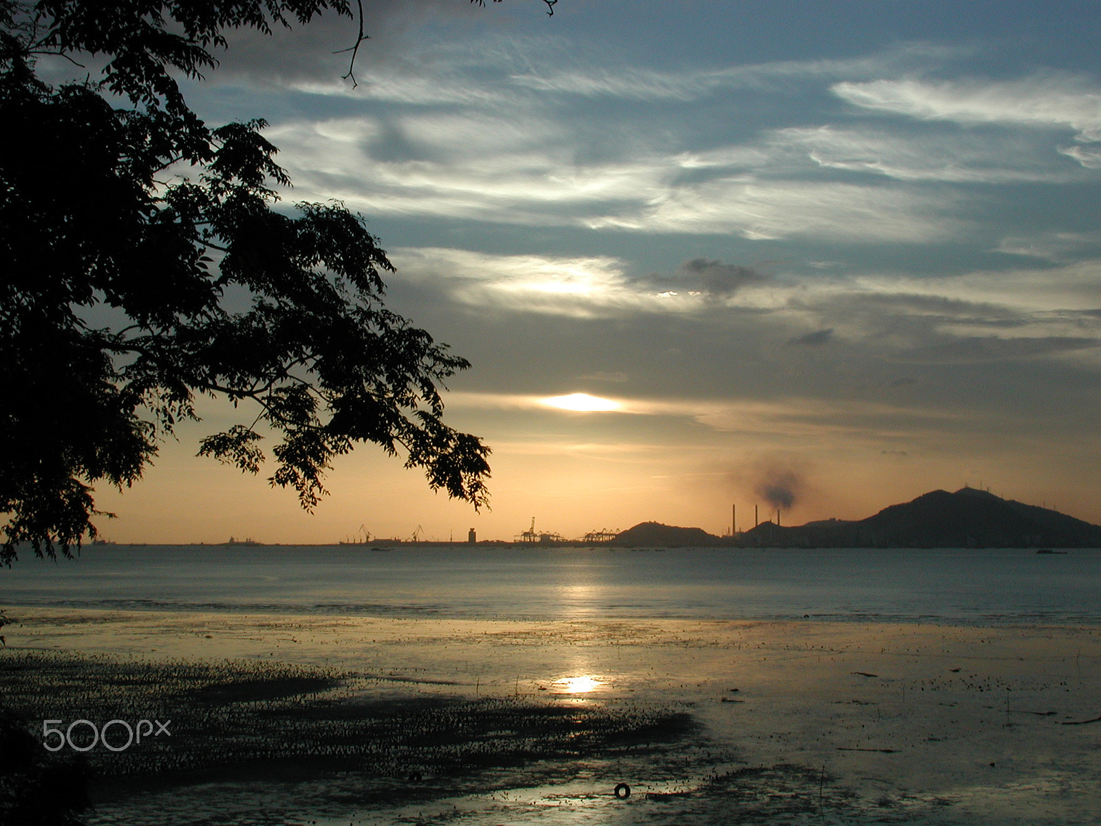 Nikon E990 sample photo. Sunset - hk 2001 photography