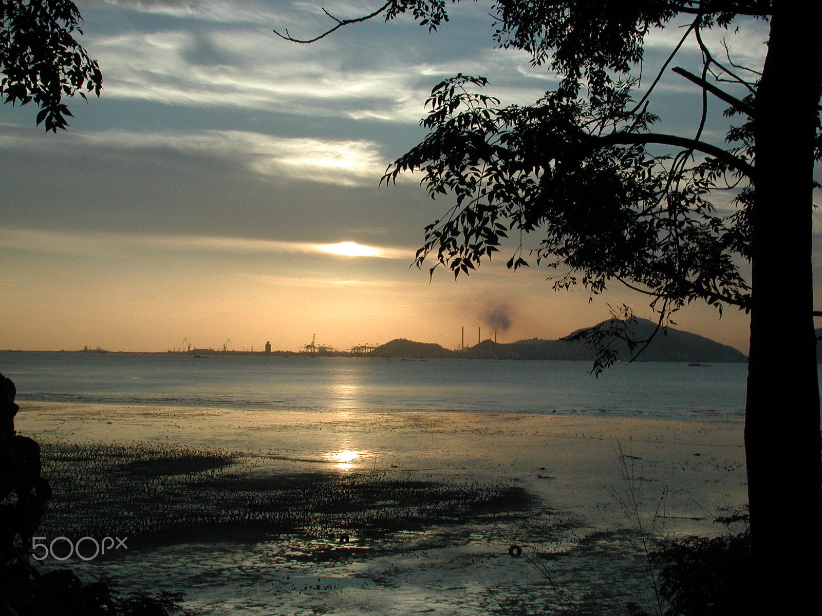 Nikon E990 sample photo. Sunset - hk 2001 photography