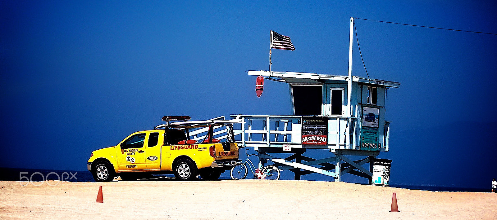 Kodak V550 ZOOM DIGITAL CAMERA sample photo. Life-guard l.a. county photography