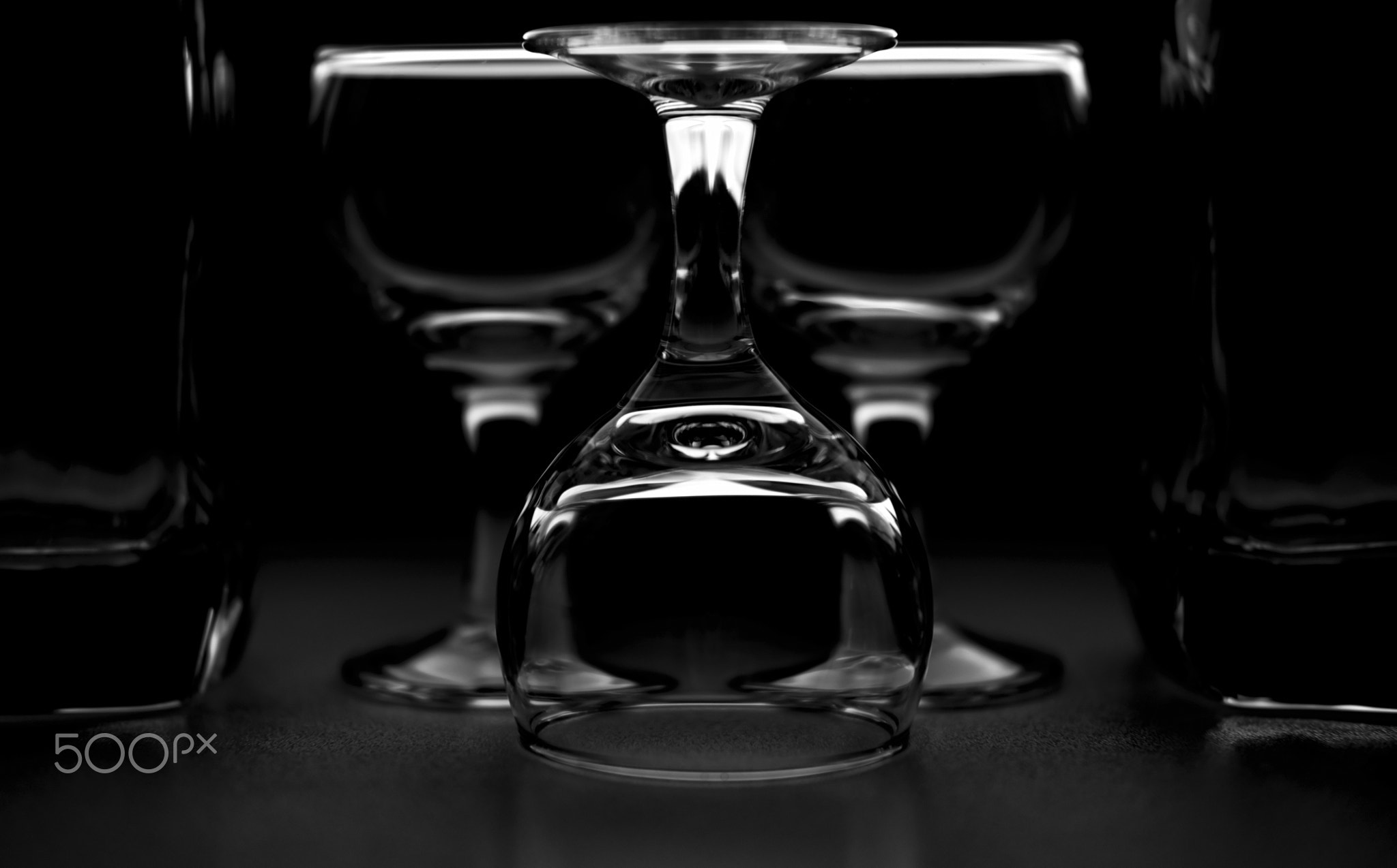 wine glass art for interiors , fujiflm x-pro2 acros black and white