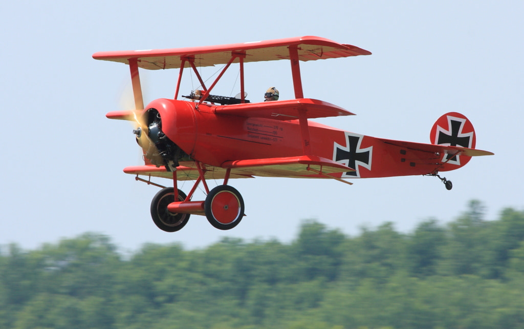 Canon EF 100-400mm F4.5-5.6L IS USM sample photo. Fokker dr.1 photography