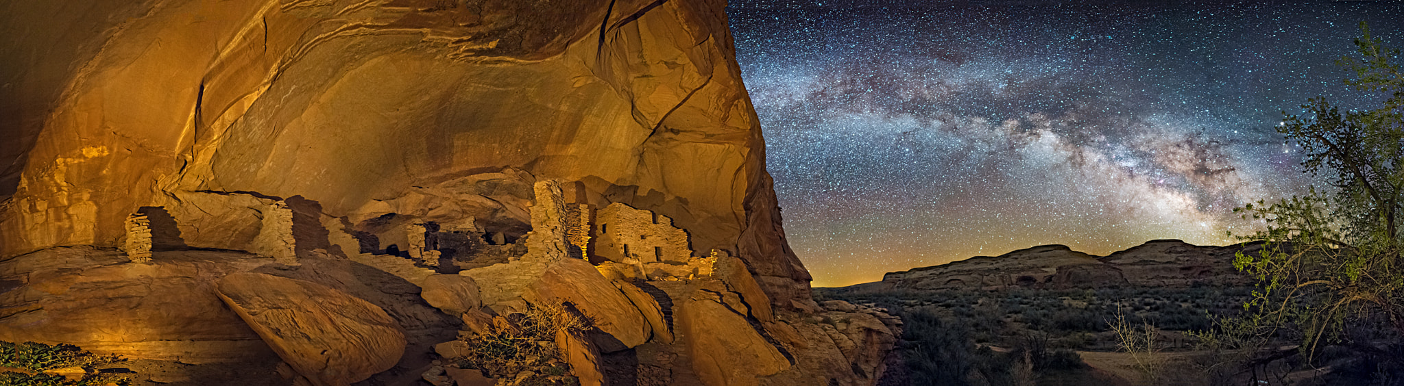 Nikon D810A + Samyang 12mm F2.8 ED AS NCS Fisheye sample photo. River house ruin panorama photography