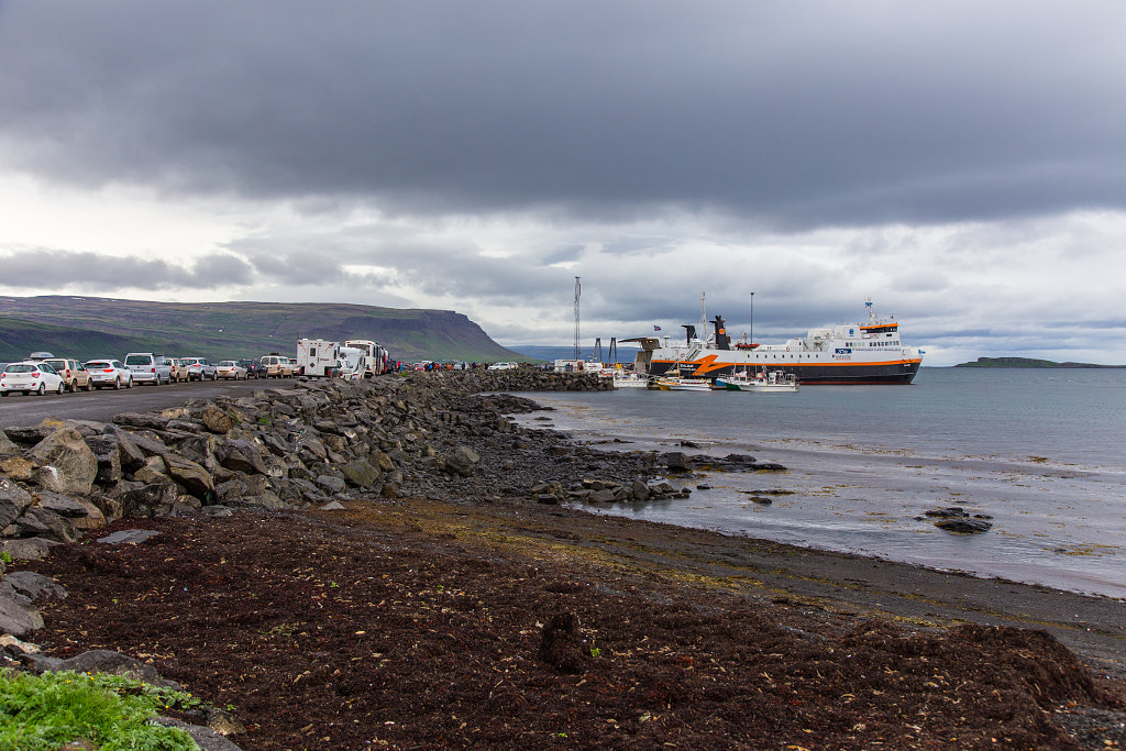 Ferry from Snaefellsness to Westfjords by Marc Salm on 500px.com