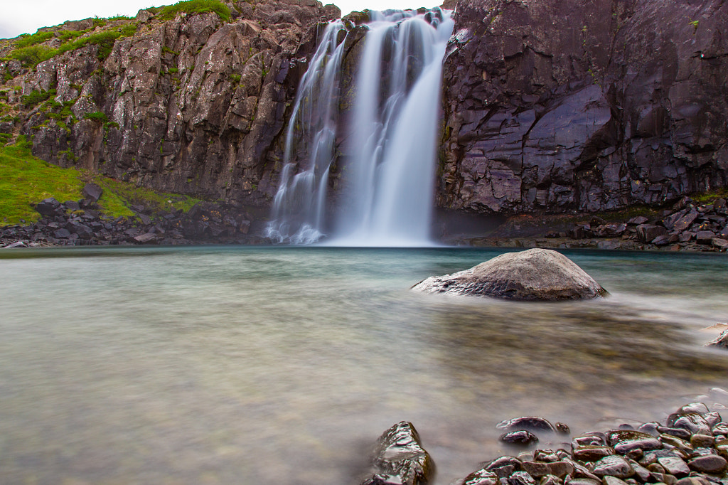 Waterfall in Westfjords by Marc Salm on 500px.com