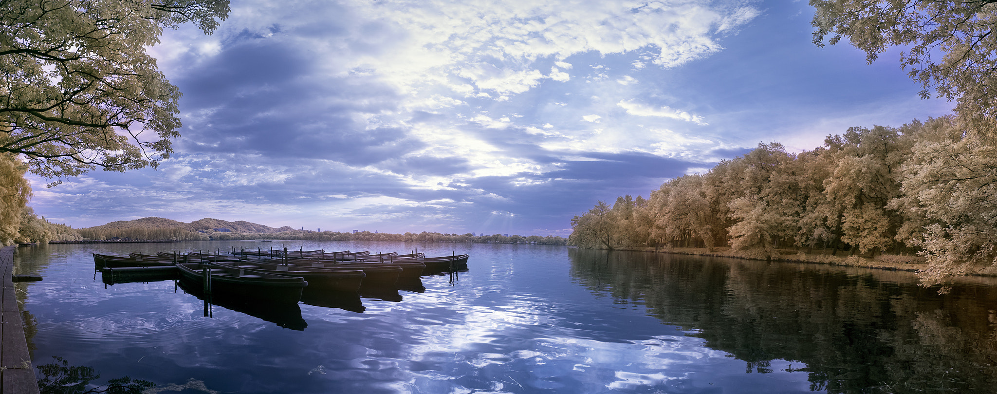 Nikon D300S sample photo. Marina with ir photography