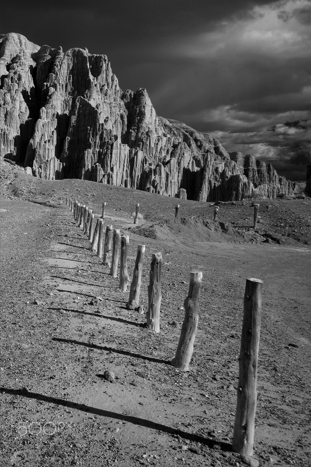 Nikon D3X sample photo. Cathedral gorge, nevada photography