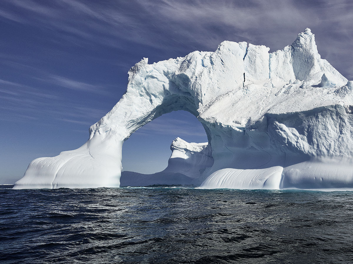 Phase One IQ260 sample photo. Deep sea mega icebergs photography