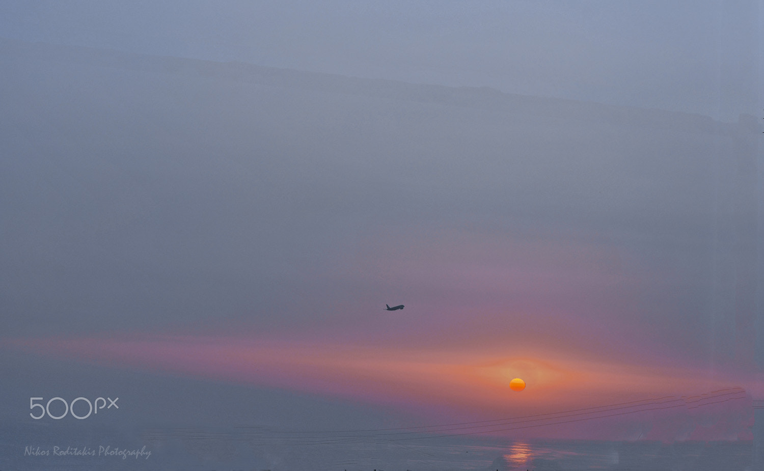 AF-S Nikkor 300mm f/2.8D IF-ED II sample photo. Sunset in amnissos beach heraklion photography