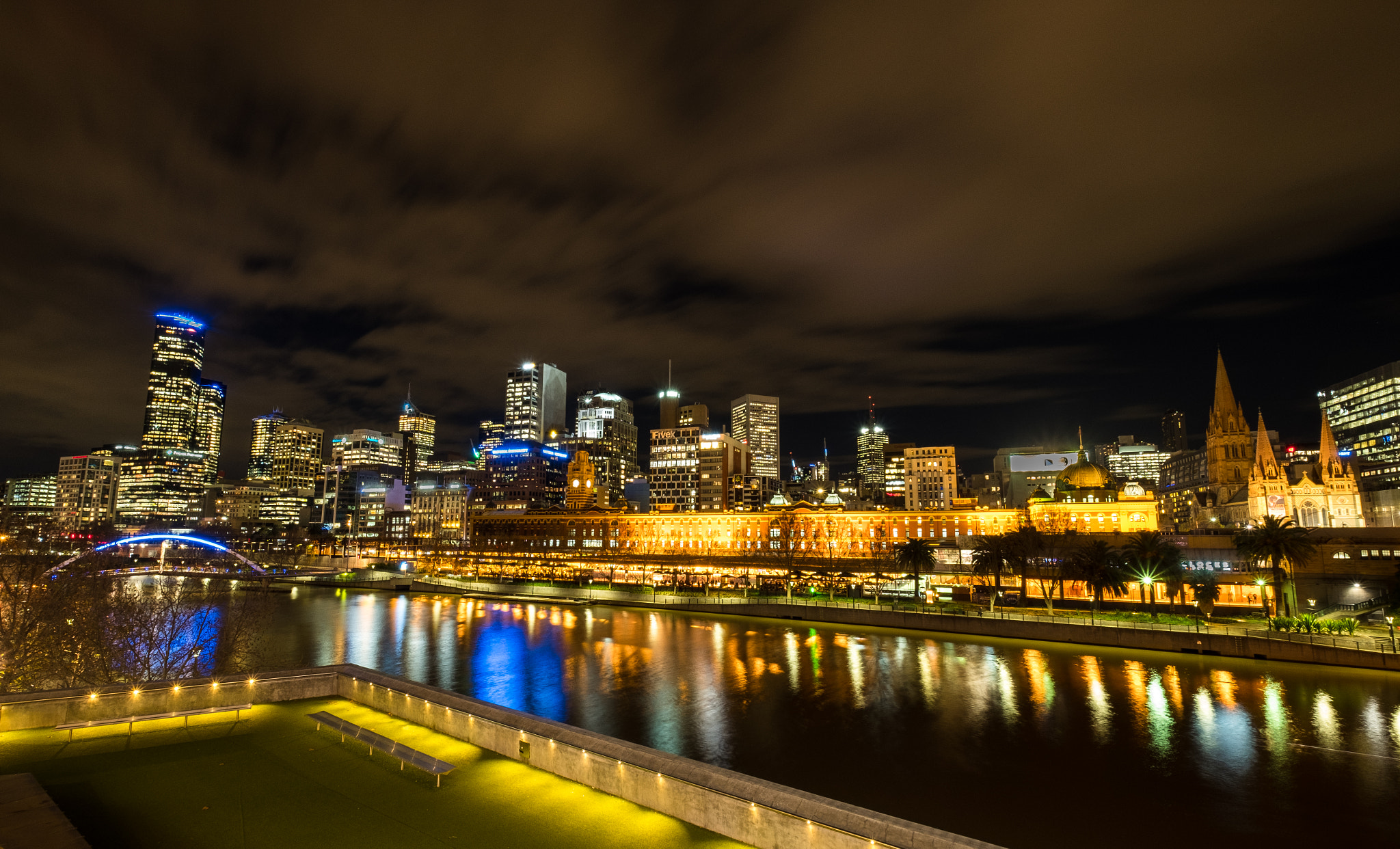 Fujifilm X-E2S sample photo. Yarra river skyline view (melbourne) photography
