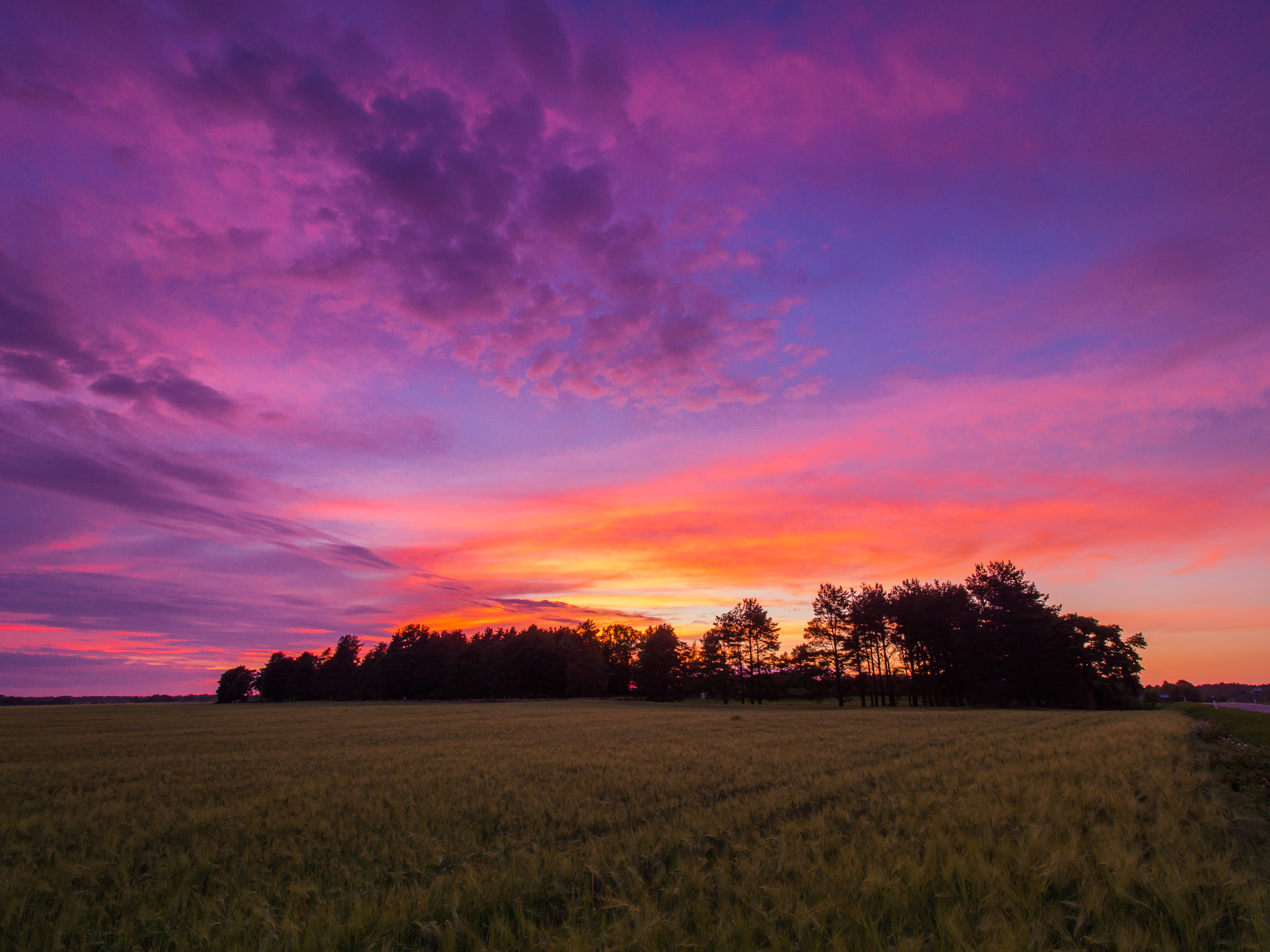 Olympus OM-D E-M5 + Olympus M.Zuiko Digital ED 7-14mm F2.8 PRO sample photo. Beautiful landscape during magnificent sunset. photography