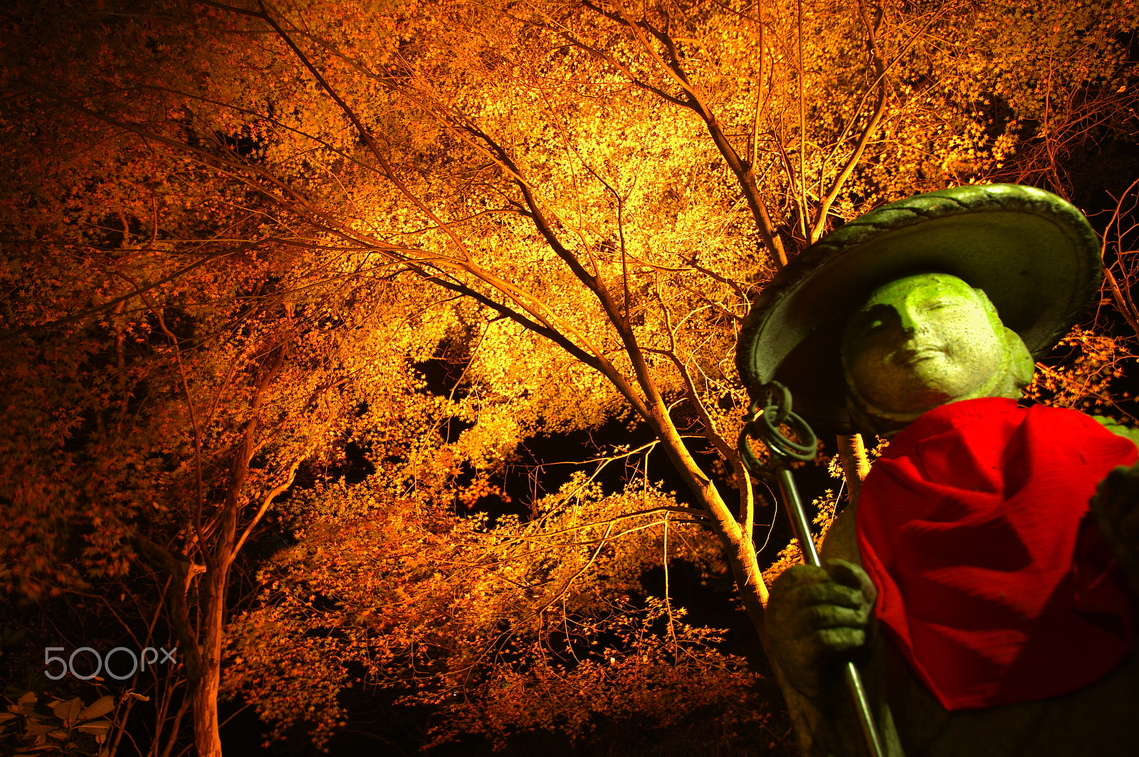 Pentax K-3 sample photo. Autumn night of japan photography