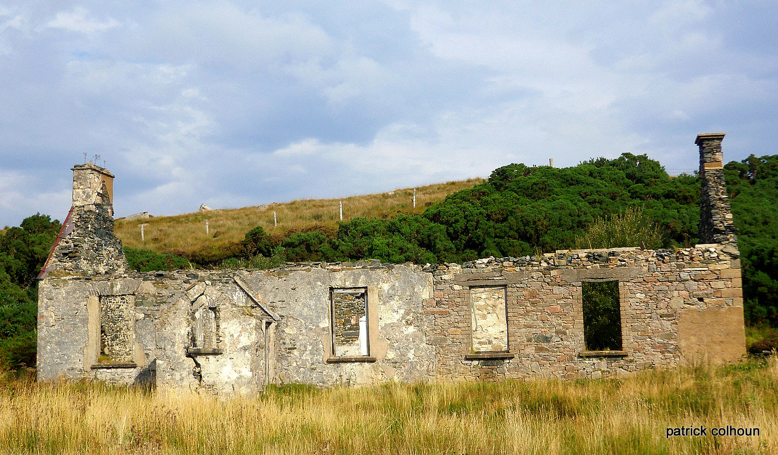 Pentax Optio S1 sample photo. Old creeslough school photography