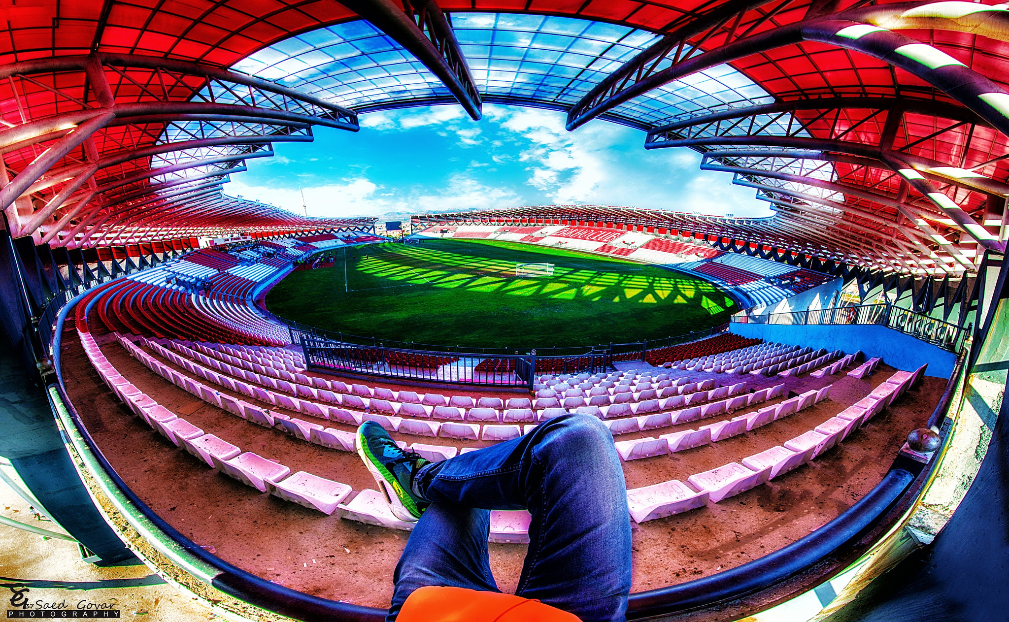 Nikon AF DX Fisheye-Nikkor 10.5mm F2.8G ED sample photo. Zaxo stadium photography