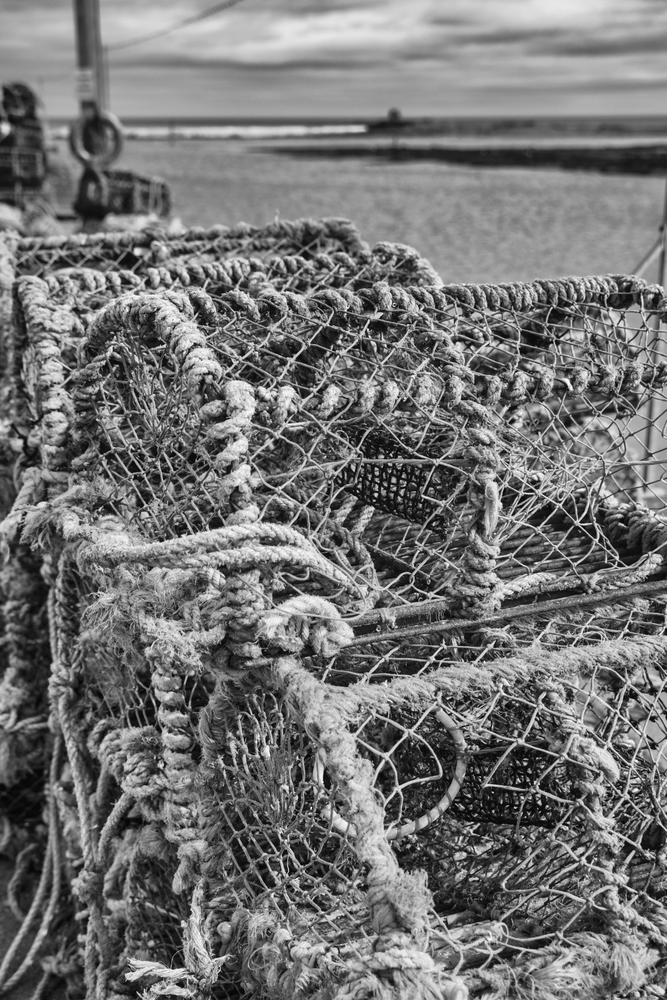 Sigma ZOOM-alpha 35-135mm F3.5-4.5 sample photo. Lobster pots photography