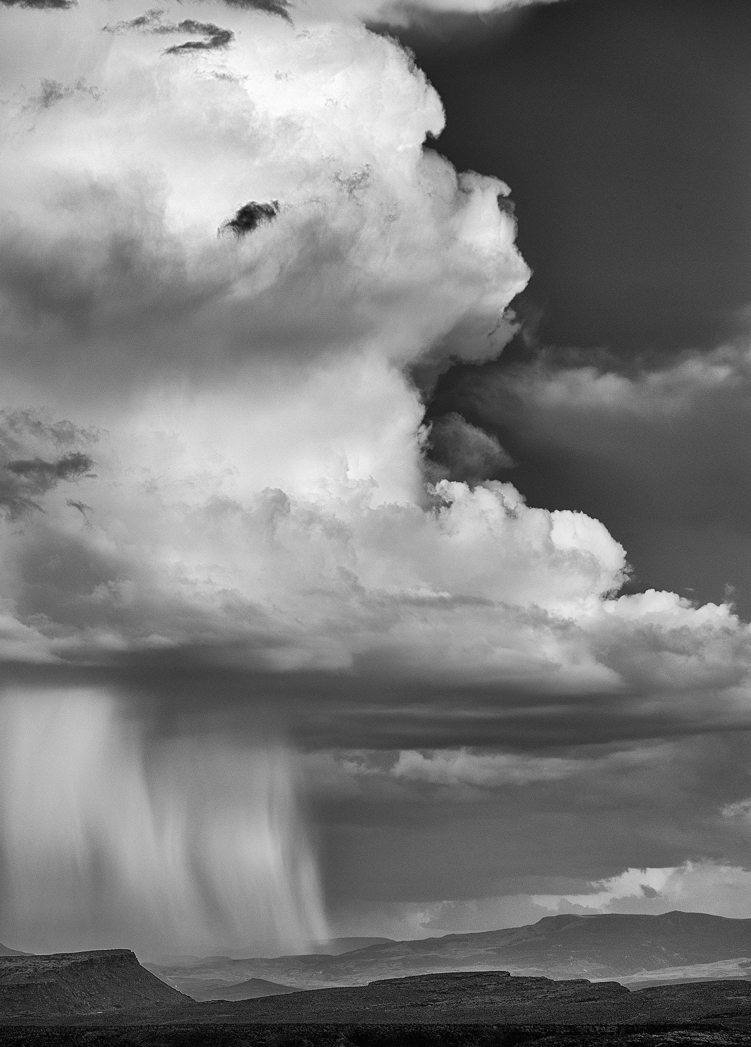 Nikon Df sample photo. Thunderstorm-southern utah photography