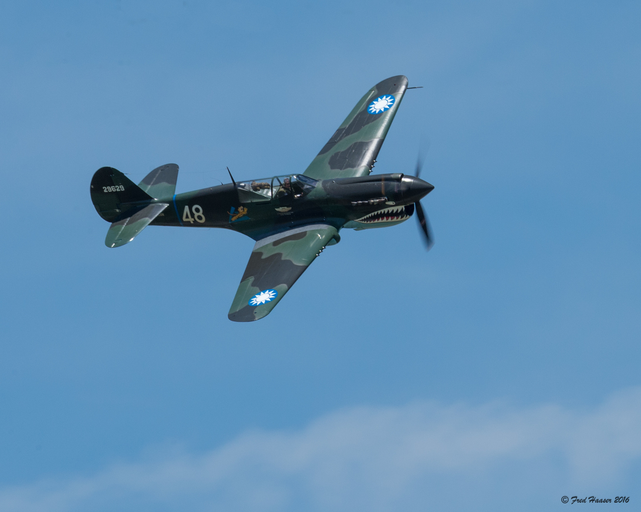 Nikon D4S sample photo. P40 warhawk flies at 2016 dayton air show photography