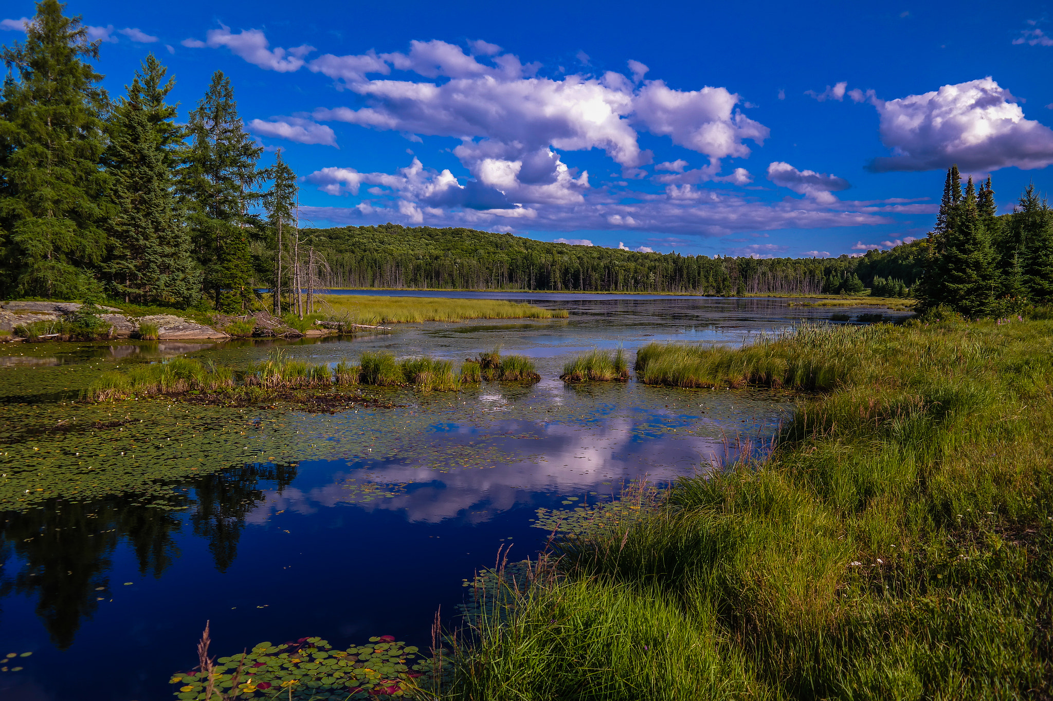 NX 18-55mm F3.5-5.6 sample photo. Reflection the nature photography