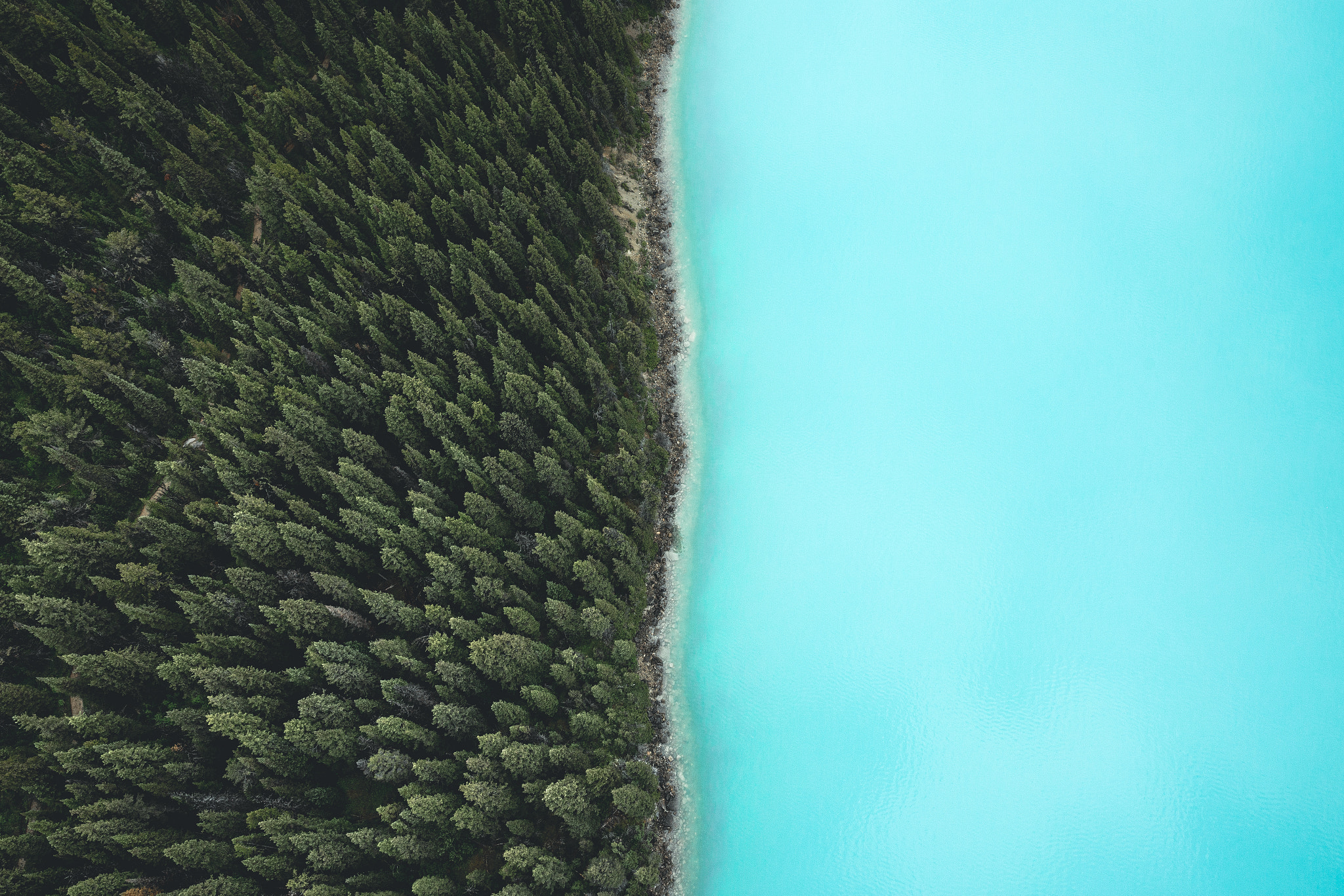 Flying Over Berg Lake