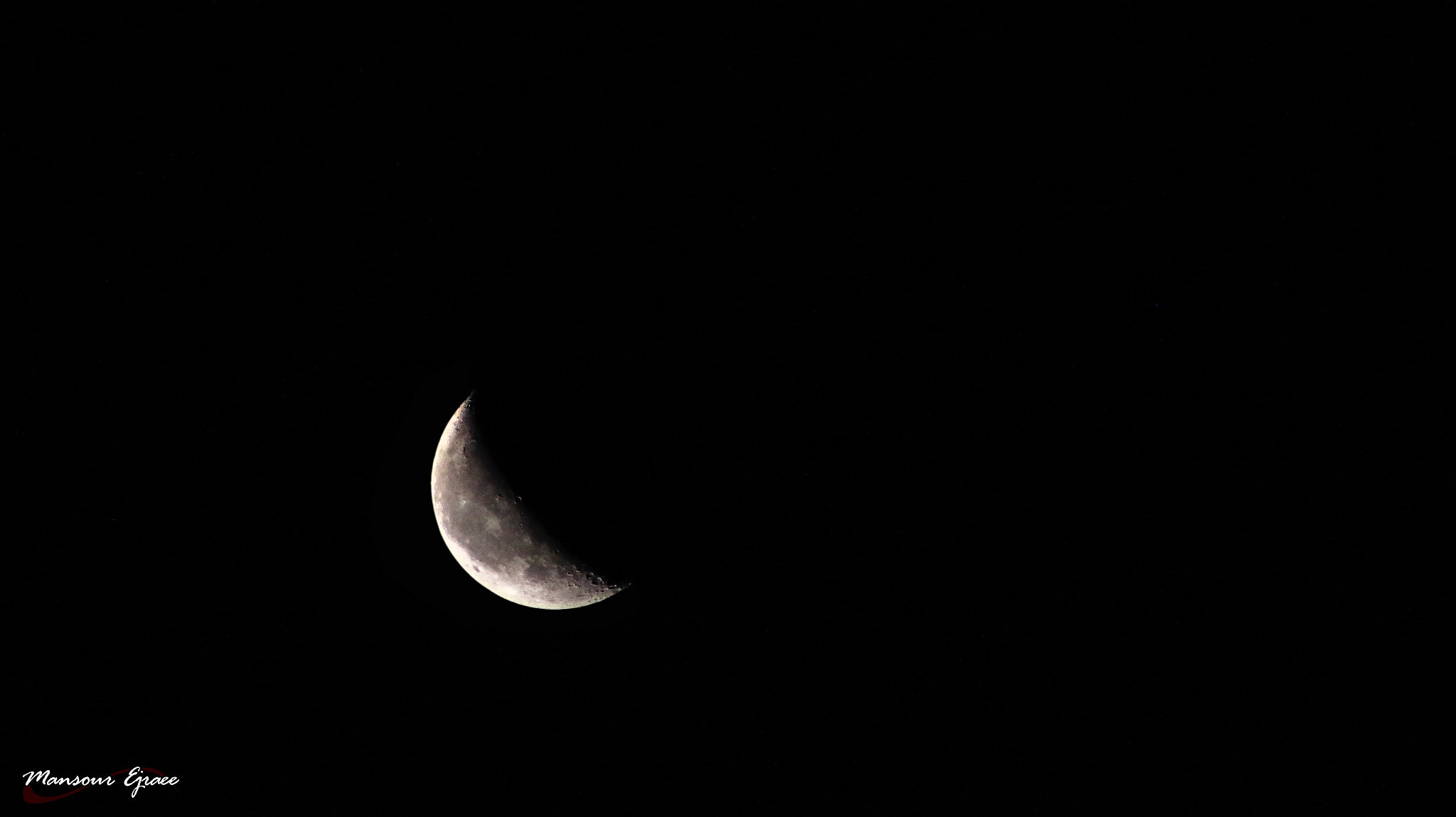 EF75-300mm f/4-5.6 sample photo. Moon photography